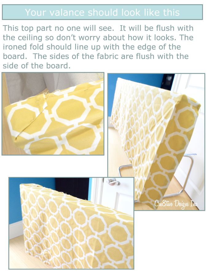 How to make a tailored valance