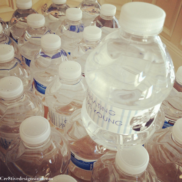 Custom water bottles