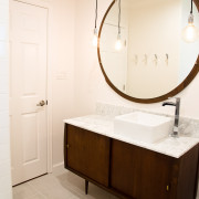 Mid-century Modern bathroom vanity