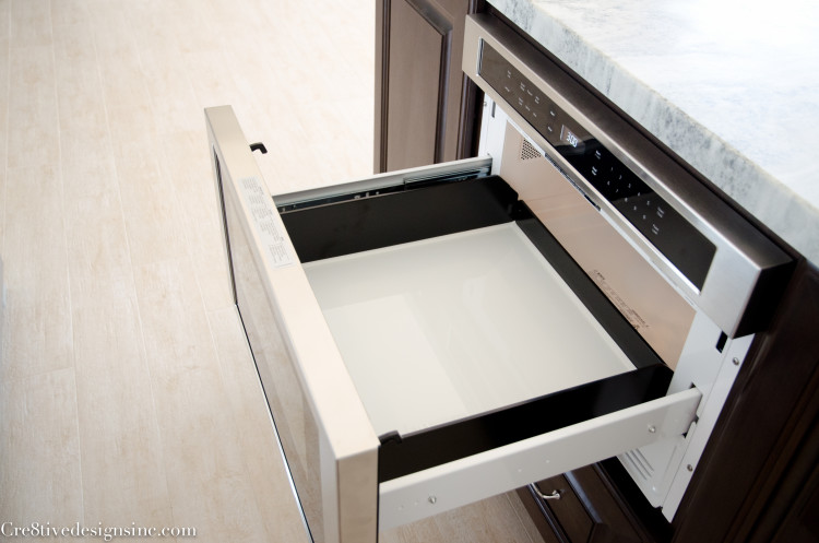 Bosch microwave oven drawer