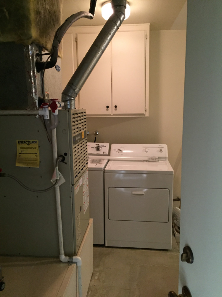 laundry room before