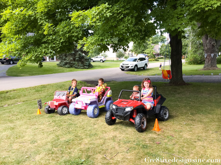 Monster Truck Party Ride on car speed course