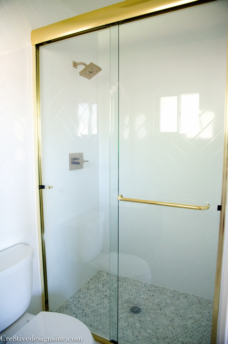 Mid-century Modern bathroom vanity