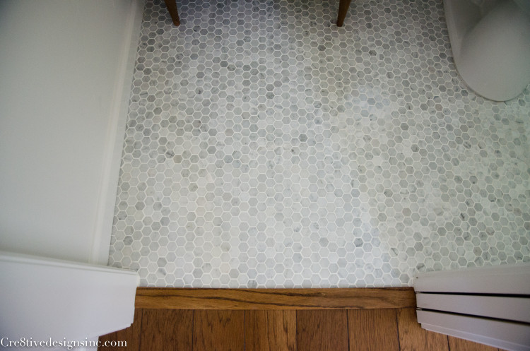 carrera marble octagon tile