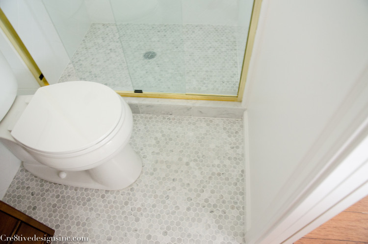 carrera marble octagon tile