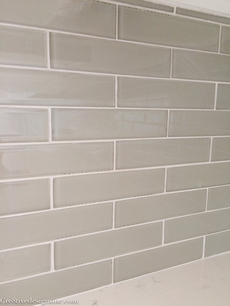 Glass backsplash done wrong