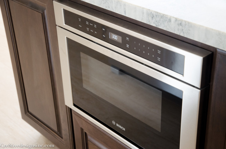 Bosch microwave oven drawer