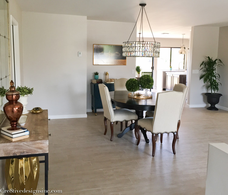 Staging a house to sell
