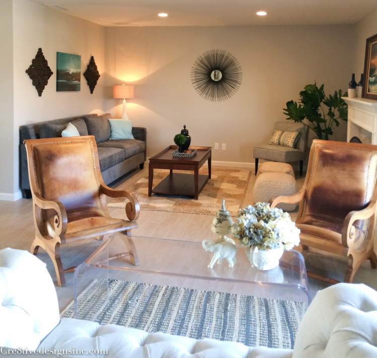 Staging a house to sell