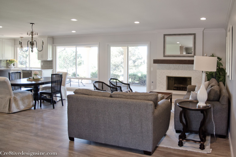 removing a wall to create an open living space