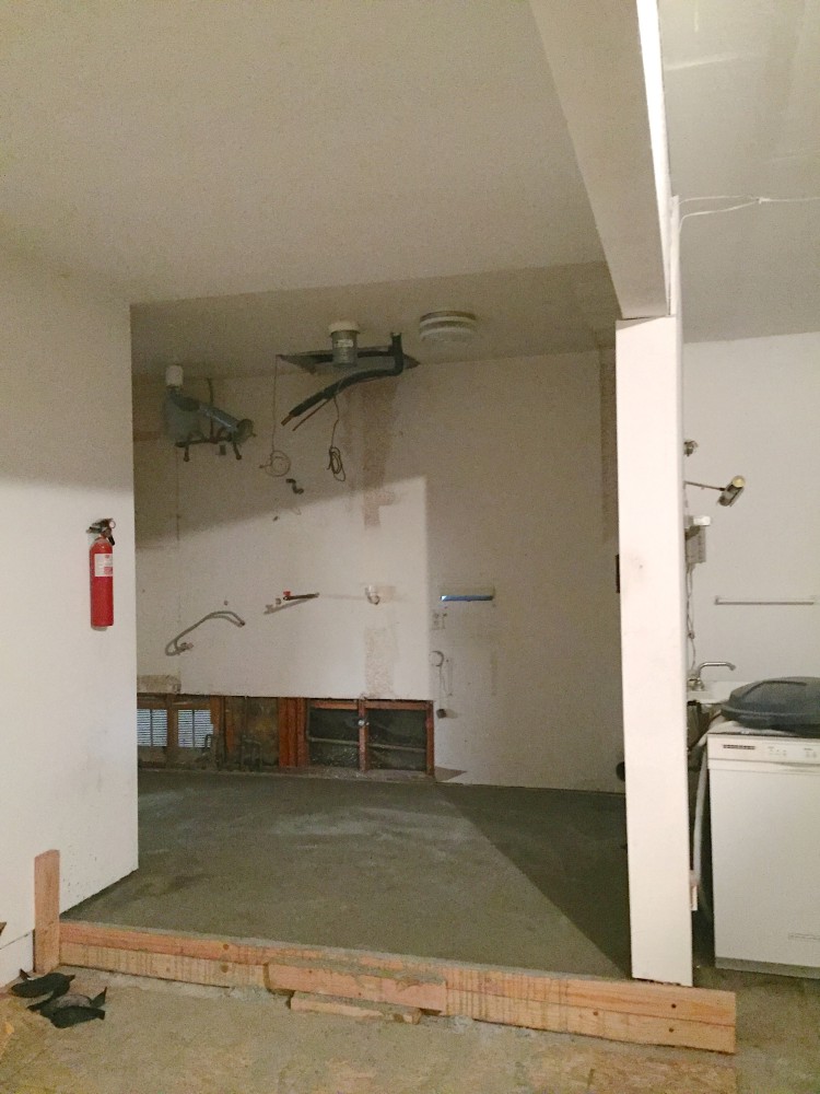 Laundry room floor